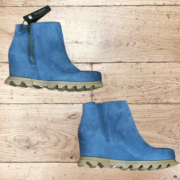 🔴 SOLD NEW Sorel Joan of Arctic Wedge III Zip Waterproof Wedge Boots, Sz 9 - Picture 10 of 11